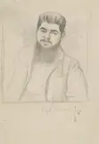 Cipa Godebsky by Félix Vallotton, pencil, sold Sep 2021