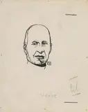Hervé by Félix Vallotton, ink, offered Sep 2021