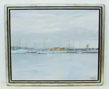 Gegenlicht by Kathy Thys, oil on canvas, sold Sep 2021
