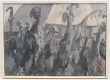 Im Bauerngarten, 1978/79 by Martin Ziegelmüller, oil on canvas, sold Sep 2021