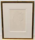Frauenportrait im Profil by Maurice Barraud, pencil, sold Sep 2021
