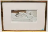 Liegender Akt by Maurice Barraud, pencil, sold Sep 2021