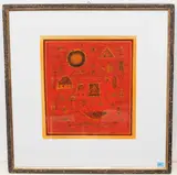 Fenster by Hans Rudolf Strupler, mixed media, sold Sep 2021