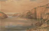 The Saguenay", in der Provinz Quebec by Washington F. Friend, watercolor, offered Jun 2021