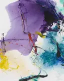 Abstrakte Komposition by Kim En Joong, 1997, oil on canvas, sold Jun 2021