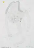 Buchbeigabe 18 by Tone Fink, 1984, pencil, sold Jun 2021