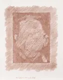 Two spots of light by Geng Jianyi, 1999, drawing, offered Jun 2021