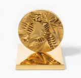 Disco per BSI by Arnaldo Pomodoro, bronze, sold Jun 2021