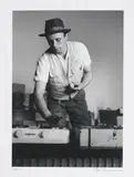Joseph Beuys by Peter Thomann, 1964, pencil, offered Jun 2021