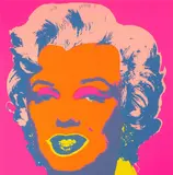 nach Marilyn Monroe by Andy Warhol, 1967, color screenprint, sold Jun 2021