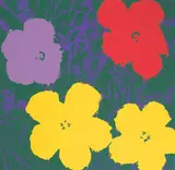 nach "Flowers by Andy Warhol, 1970, color screenprint, offered Jun 2021