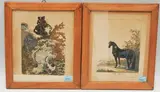 Vorstellung der Pferde nach ihren Hauptfarben ..." Kol by Johann Elias Ridinger, etching, sold Jun 2021