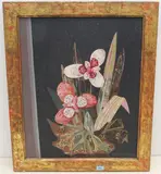Pfauenlilien by Rudolf-Werner Ackermann, mixed media, offered Jun 2021
