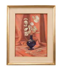 untitled - still life by Alfredo Serri, oil on canvas, sold Feb 2024