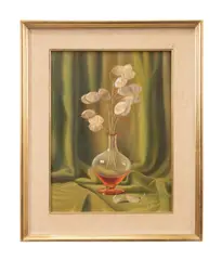 untitled - still life by Alfredo Serri, oil on canvas, sold Feb 2024