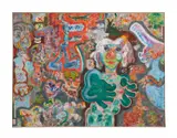 Number Thirty Seven by Robert Beauchamp, oil on canvas, sold Feb 2024