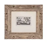 Le Sourire (The Smile) - designed circa 1899 and printed by Paul Gauguin, woodcut on Japan paper, sold Feb 2024
