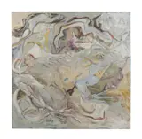 Untitled Frog by Paige Harvey, oil on canvas, sold Feb 2024