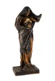 Nature Unveiling Herself Before Science, circa by Louis-Ernest Barrias, bronze sculpture, sold Jan 2024