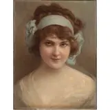 Portrait of a Lady by Charles Joshua Chaplin, oil on canvas, sold Nov 2022