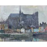 Untitled by Robert Antoine Pinchon, oil on canvas, sold Nov 2022