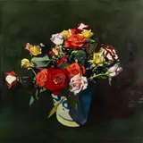 Full Bloom by Marie Brumund, watercolor on paper, sold Nov 2022