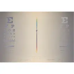 Test Mirror by Shusaku Arakawa, 1974, screenprint in colors with embossing, sold Nov 2022