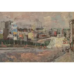 Untitled by Maud Gerard, oil on paper (laid down on board), sold Nov 2022