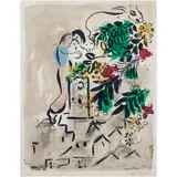 Affiche Pour la Ville de Vence by Marc Chagall, 1954, lithograph in colors, sold Nov 2022