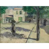 Untitled by Jean Désiré Bascoulès, oil on board, sold Nov 2022