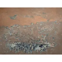 Desert Mirage by Lundy Siegriest, 1971, oil and sand on papel, sold Nov 2022