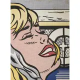 Shipboard Girl by Roy Lichtenstein, 1965, lithograph, sold Nov 2022