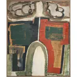 Homage to Sadat," 1977-1978 by Guy Anderson, oil on paper on board, sold Dec 2022