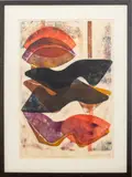Freedom of Flight by Irene Zevon, 1959, Lithograph in Colors, sold Aug 2024