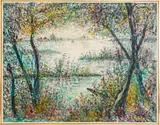The Bayou by Charles Melohs, 1965, Oil on Canvas, sold Aug 2024
