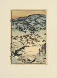 Snow Country by Tōshi Yoshida, Woodcut Print in Colors, sold Aug 2024
