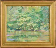 Untitled by Brian Sweetland, oil on canvas, sold Apr 2025