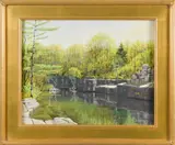 Untitled by Richard Manley, pastel on paper, sold Apr 2025