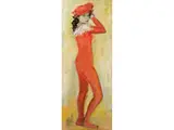 Studio di Colore by Cesare Monti, oil on canvas, offered Sep 2024