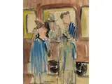 Untitled by Ernst Ludwig Kirchner, watercolor, sold Mar 2022
