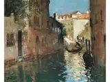 Rio di san Severo – Venedig by Pierre Eugène Montézin, oil on canvas, sold Mar 2026