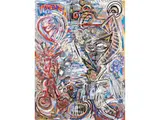 Broken by Leon Löwentraut, acrylic, sold Jun 2025