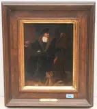 Der Gelehrte by Jacobus Ludovicus Cornet, oil on panel, offered Jun 2021