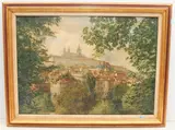 Ansicht des Palais Lobkowitz in Prag by Bohumír Roubalík, oil on canvas, sold Jun 2021