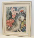The Circus by Marc Chagall, 1931, offset lithograph, sold Jun 2021