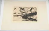 Apollo und die rosenfingerige Eos by Lovis Corinth, 1919, etching, sold Jun 2021