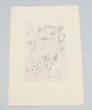 Nachts by George Grosz, 1922, lithograph, sold Jun 2021
