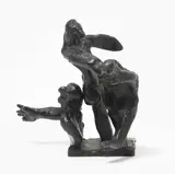 Figurengruppe mit zwei Stehenden und einer Büste by Antonio Seguí, bronze, offered Jun 2021