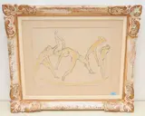 Tanzende by Marcel Slodki, watercolor, sold Jun 2021