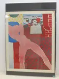 Great American Nude by Tom Wesselmann, offset lithograph, sold Jun 2021